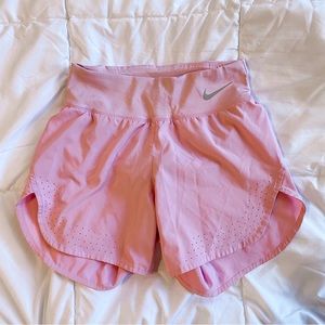 Pink Nike Running Athletic Shorts